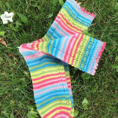 Picnic Socks - knitting pattern