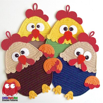 Rooster Decor Potholder