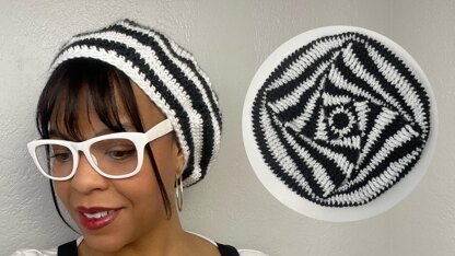 Pinwheel Slouchy Beanie