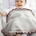 Triangle Edge Baby Blanket - Knitting Pattern for Babies in Debbie Bliss Baby Cashmerino