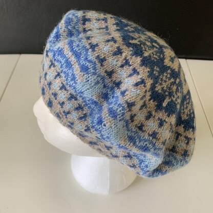 Glenfarg Beret Blue