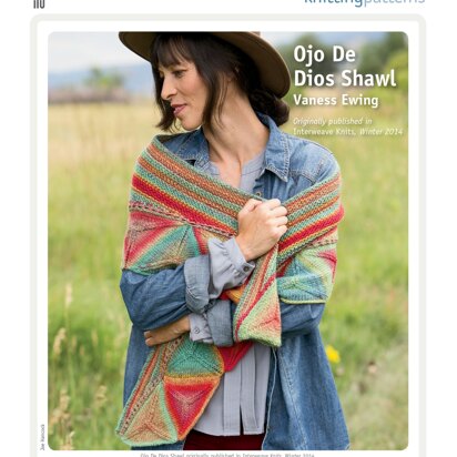 Ojo de Dios Shawl in Plymouth Yarn Gina - Downloadable PDF