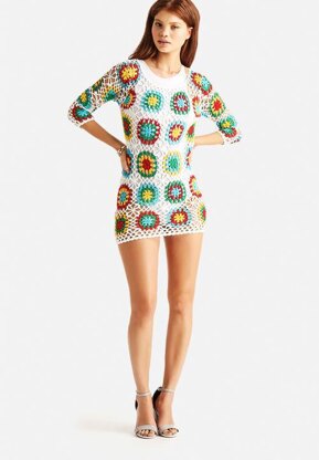 Easy Crochet Cover Up Summer Dress.