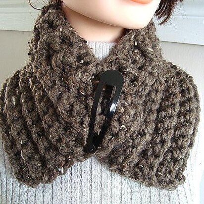 516 CROCHET COWL SCARF, HEADBAND