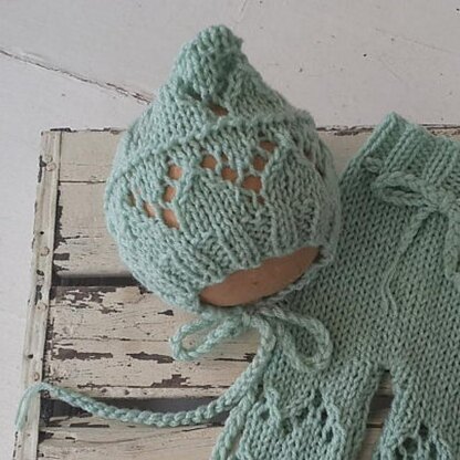 Lacy Baby Elf Bonnet