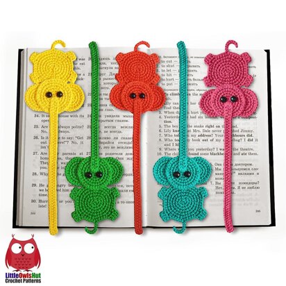 Elephant bookmark or decor