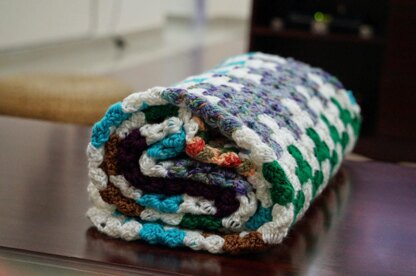 Granny ripple blanket