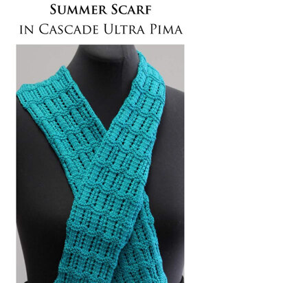 Summer Scarf in Cascade Ultra Pima - DK138