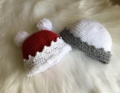 Santa Baby Bootie & Hat Set N 337