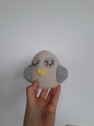 Amigurumi crochet owl