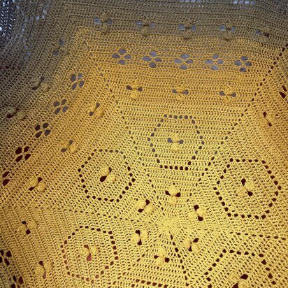 The Beekeeper's Honeycomb Blanket