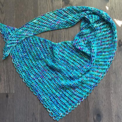 Azure Dreams Shawl