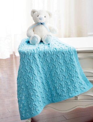 Staggered Squares Blanket in Bernat Baby Sport