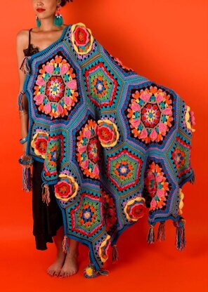 Paintbox Yarns Casa Kahlo Blanket PDF (Free)