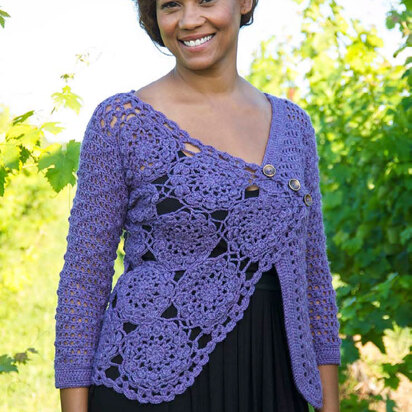 Marseille Cardigan in Berroco Vintage DK - Downloadable PDF