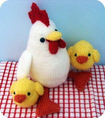 Hen and Chicks Knit Pattern