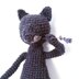 Amigurumi Wolf "Alfred" with Lavender Stuffing