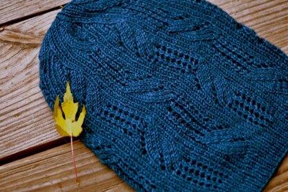 Knitting School Dropout Twisted Vines Hat PDF