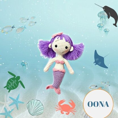 Meemoodolls Little Girl Mermail Oona