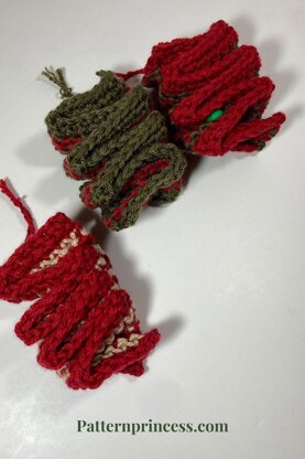 Ribbon Candy Christmas Ornament