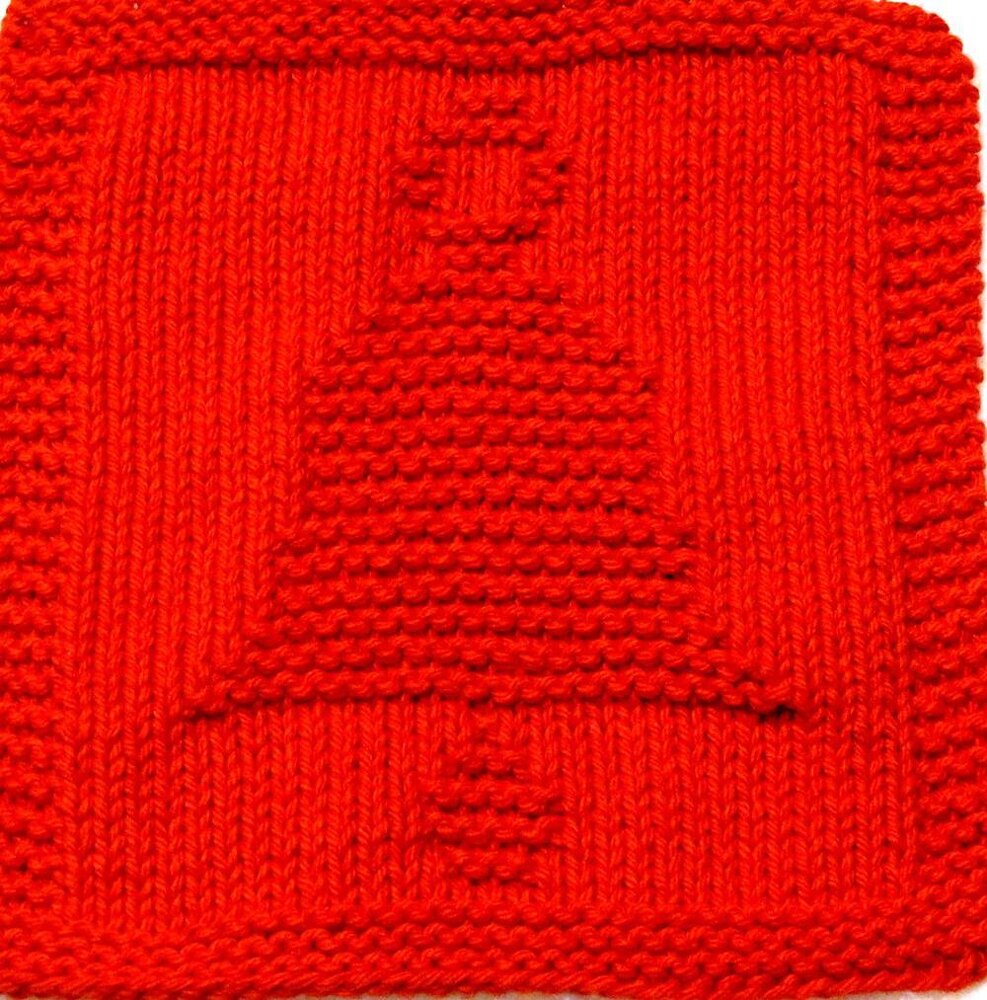 CHRISTMAS BELL Cloth Knitting pattern by Easy Care Baby Knits | LoveCrafts, image size:987x1000