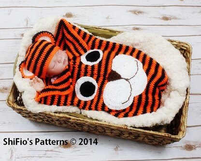 271-Tiger Cocoon Crochet Pattern #271