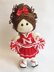 Cheerleader Knit Doll