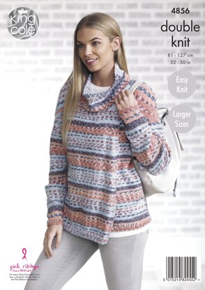 Ladies’ Cardigans in King Cole Drifter DK - 4856 - Downloadable PDF