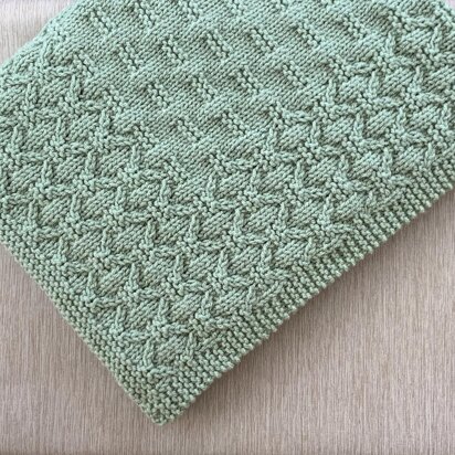 Baby Blanket in Sage Color