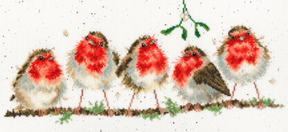 Bothy Threads Rockin' Robins Cross Stitch Kit - 26 x 26cm