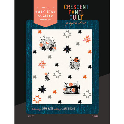 Moda Fabrics Crescent Panel Quilt - Downloadable PDF