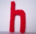 Lowercase H Alphabet Letter Pattern