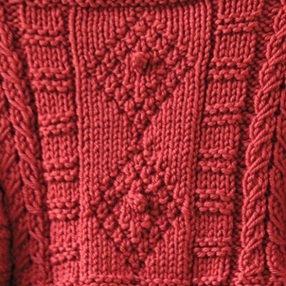 482 Copper Penny Child's Pullover - Sweater Knitting Pattern for Kids in Valley Yarns Valley Superwash