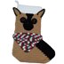German Shepherd Christmas Stocking