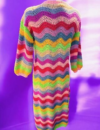 Ripple Maxi Crochet Dress