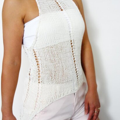 Laced Cropped Tank Top