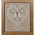 Historical Sampler Company Love Birds Wedding Sampler Cross Stitch Kit - 26cm x 31cm