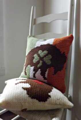 Buffalo Love Irish Pillow