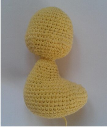 Duckling amigurumi toy