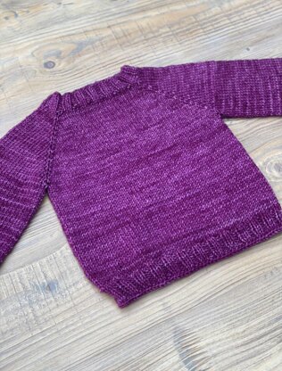 Top Down Simple Malabrigo Jumper