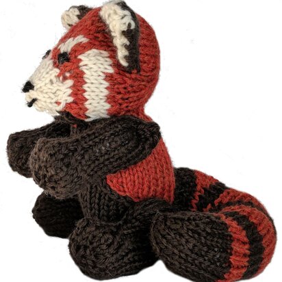 Red Panda Cub - knitting pattern
