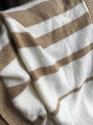 Fibonacci Stripe Baby Blanket