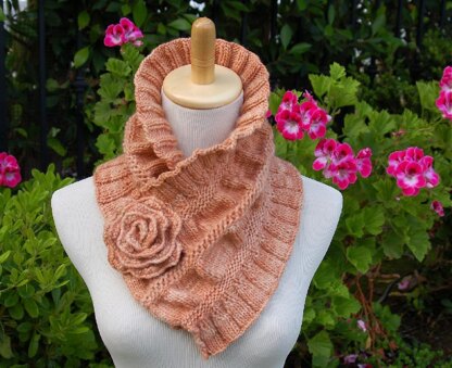 Ruffled and Ruched Scarf