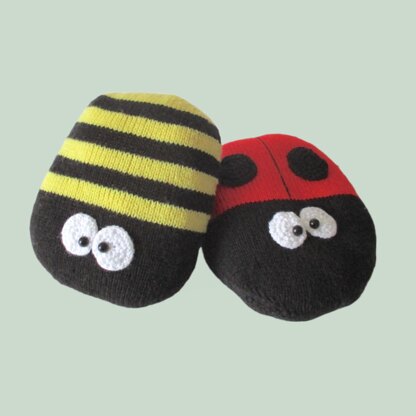 Ladybird and Bee Cushions