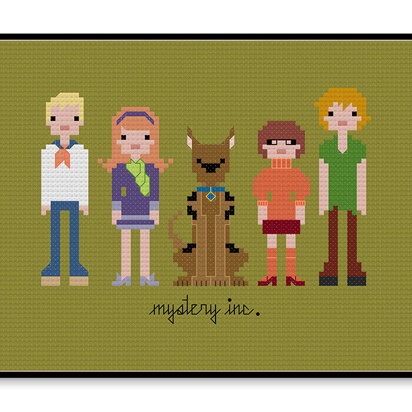 Scooby Doo Mystery Inc - PDF Cross Stitch Pattern