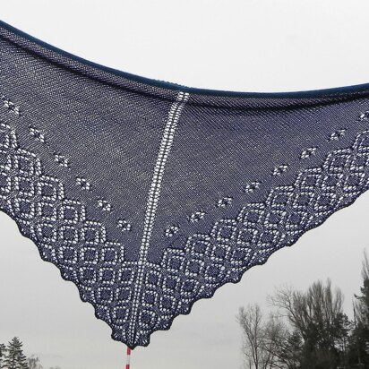 Albanetta triangle - knitting pattern