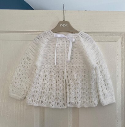 Antique Baby Cardigan and Bonnet