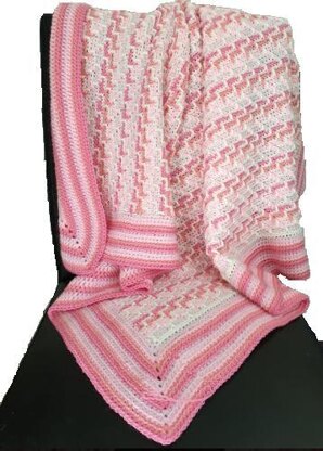 Pretty in Pink Baby Blanket (UK)