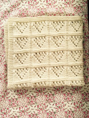 Lace Heart Blanket