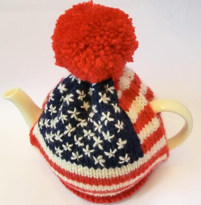 Amercian Flag Tea Pot Cosy